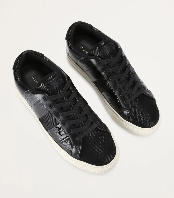 Kurt Geiger London Leather Lane Stripe Sneakers - Image 3
