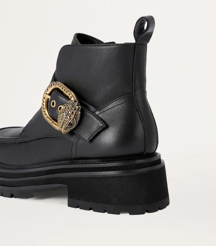 Kurt Geiger London Leather Mayfair Chunky Ankle Boots - Image 2