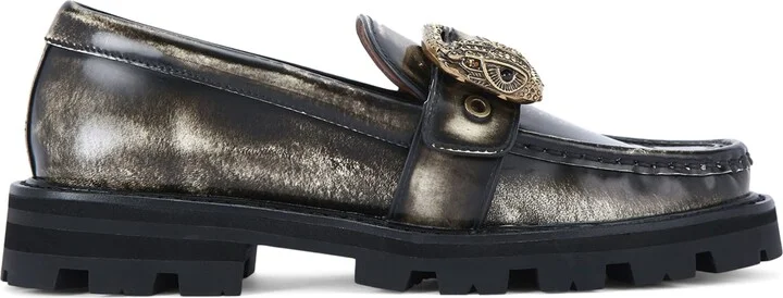 Kurt Geiger London Leather Mayfair Chunky Loafers 55