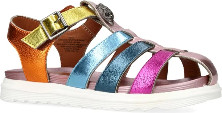 Kurt Geiger London Leather Mini Fisherman Sandals