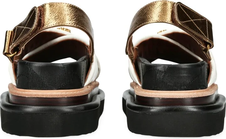 Kurt Geiger London Leather Orson Cross-Strap Sandals - Image 2