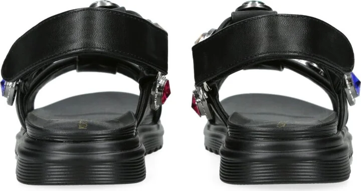 Kurt Geiger London Leather Orson Crystal Sandals - Image 2