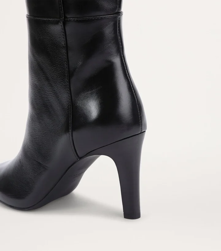 Kurt Geiger London Leather Shoreditch Over-The-Knee Boots 85 - Image 3