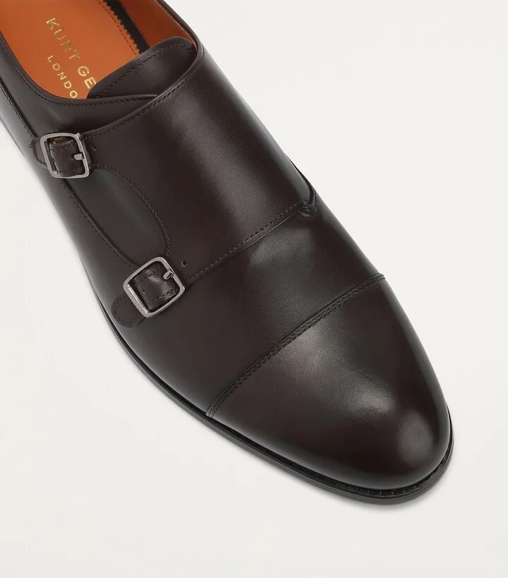 Kurt Geiger London Leather Sloane Monk Shoes - Image 4