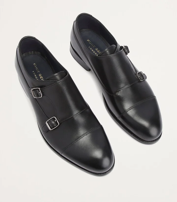 Kurt Geiger London Leather Sloane Monk Shoes - Image 3