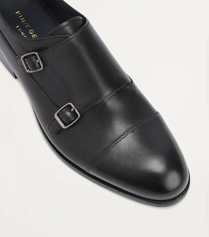 Kurt Geiger London Leather Sloane Monk Shoes - Image 4