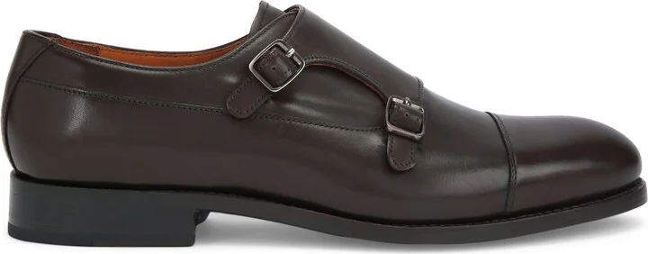 Kurt Geiger London Leather Sloane Monk Shoes