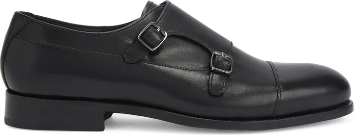 Kurt Geiger London Leather Sloane Monk Shoes