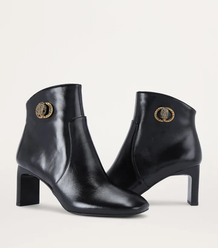 Kurt Geiger London Leather Square-Toe Chelsea Boots - Image 3