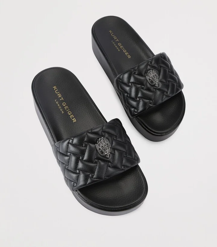 Kurt Geiger London Meena Eagle Platform Slides - Image 4