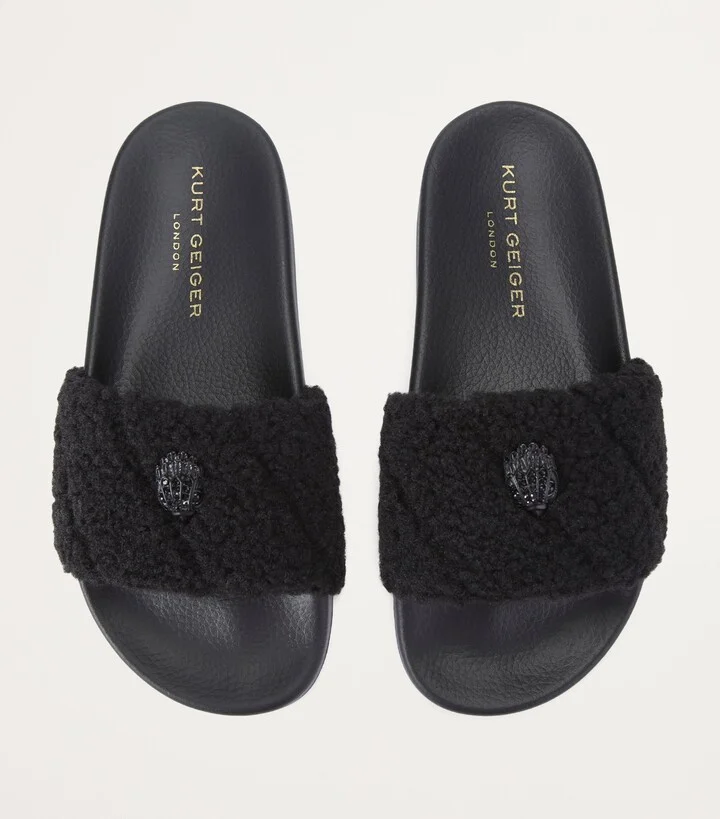 Kurt Geiger London Meena Teddy Slides - Image 3