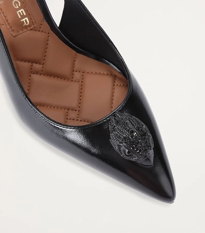 Kurt Geiger London Patent Belgravia Slingback Pumps - Image 4