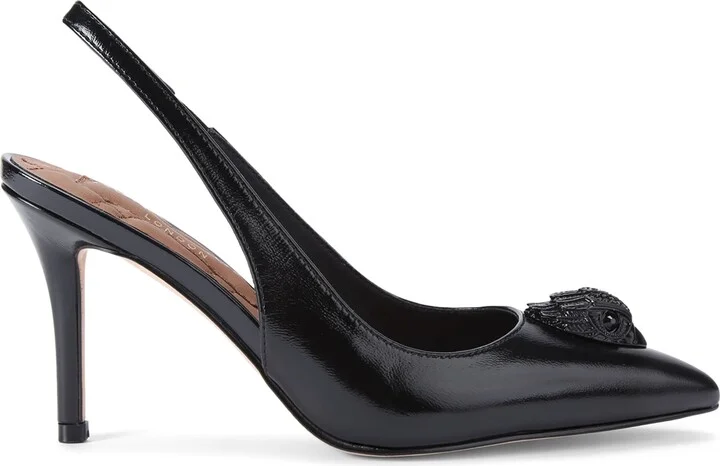 Kurt Geiger London Patent Belgravia Slingback Pumps