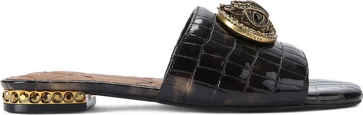 Kurt Geiger London Patent Chelsea Flat Sandals