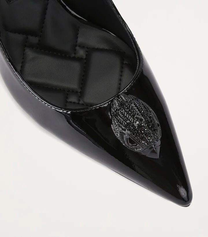 Kurt Geiger London Patent Leather Belgravia Eagle Pumps - Image 3