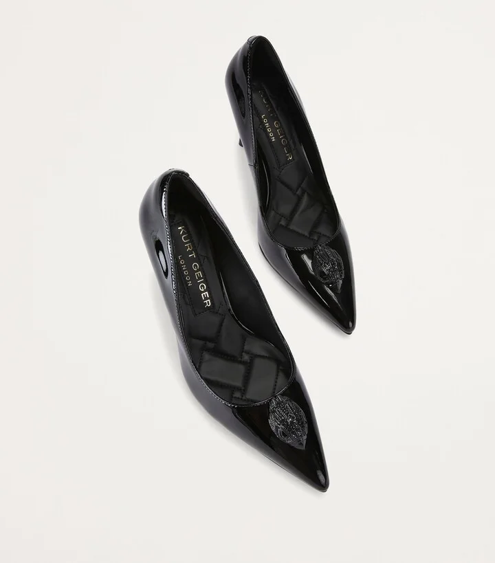 Kurt Geiger London Patent Leather Belgravia Eagle Pumps - Image 4