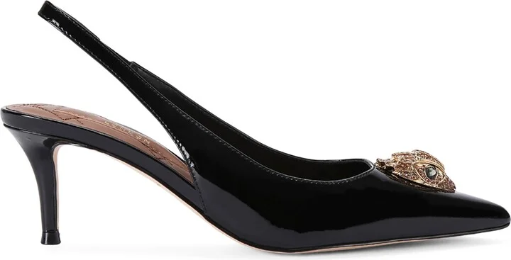 Kurt Geiger London Patent Leather Belgravia Slingback Pumps - Image 3