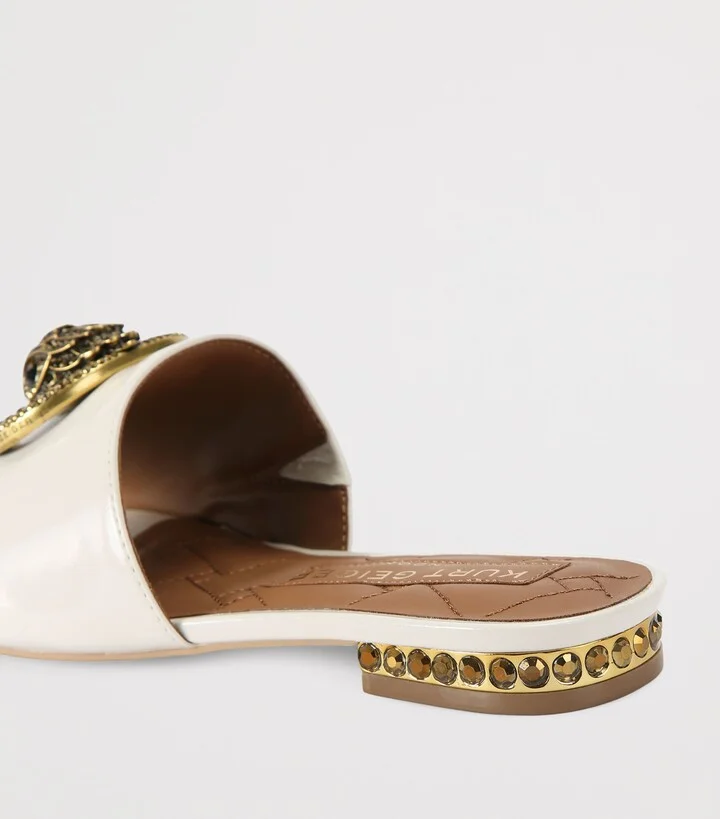 Kurt Geiger London Patent Leather Chelsea Flat Sandals - Image 2