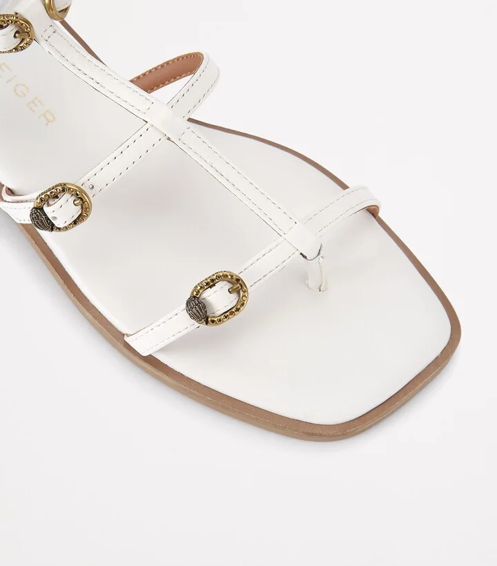 Kurt Geiger London Patent Leather Regent Gladiator Sandals - Image 3