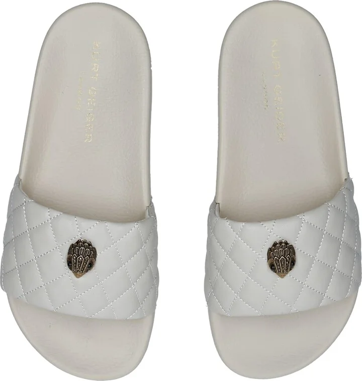 Kurt Geiger London Quilted Meena Eagle Slides - Image 4