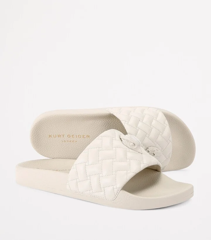Kurt Geiger London Quilted Meena Eagle Slides - Image 2