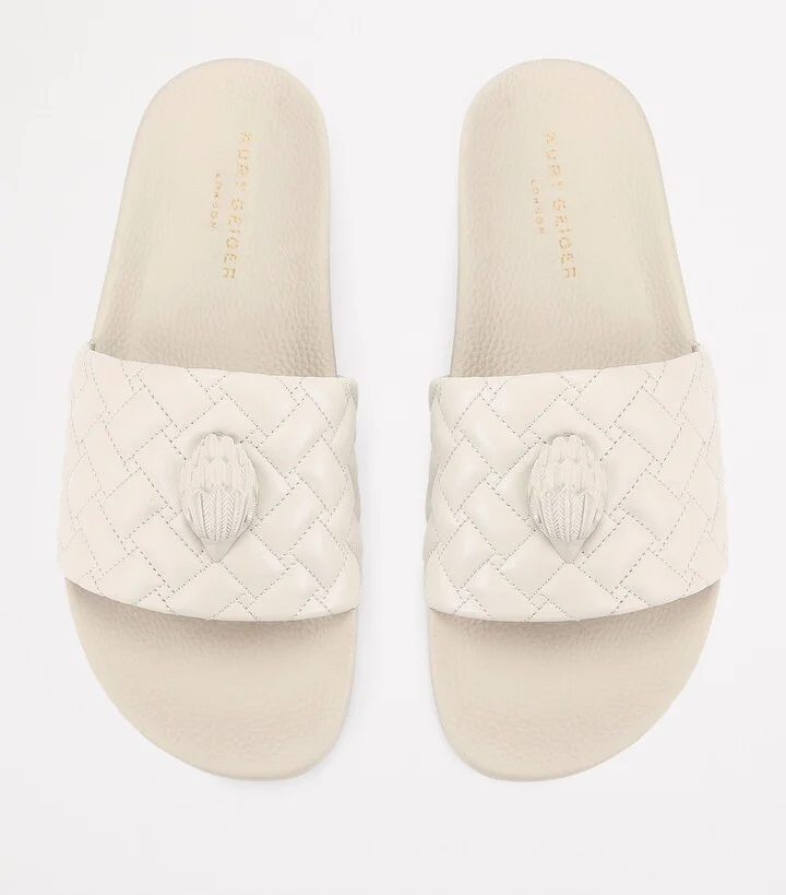 Kurt Geiger London Quilted Meena Eagle Slides - Image 4