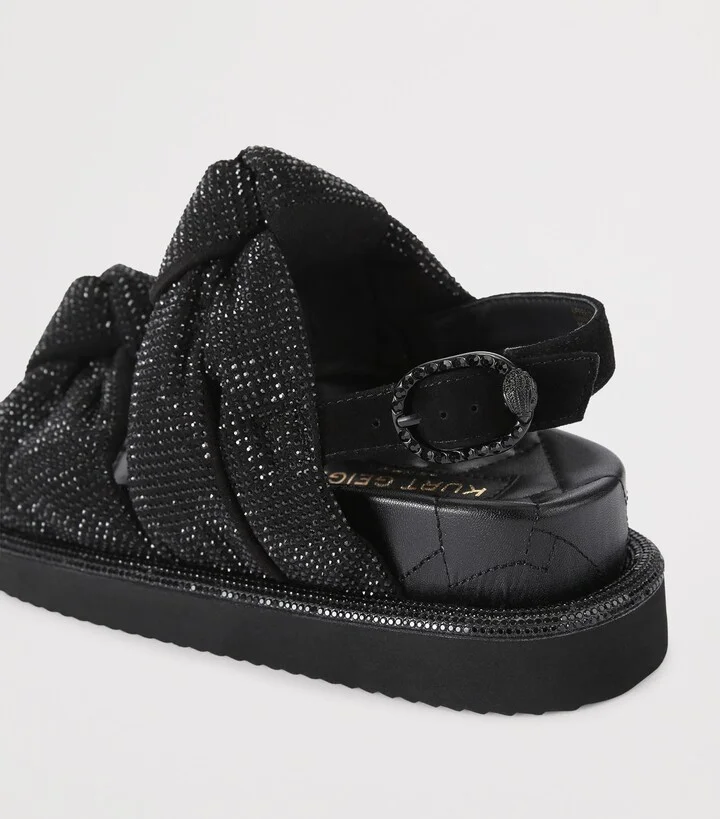 Kurt Geiger London Rhinestone Orson Crossover Sandals - Image 2