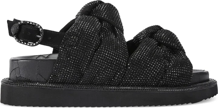 Kurt Geiger London Rhinestone Orson Crossover Sandals