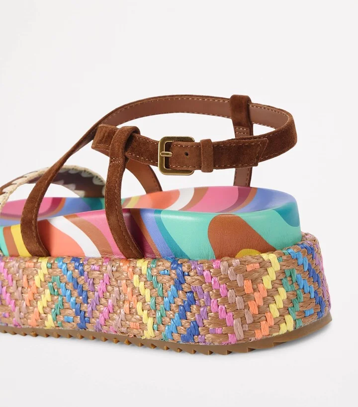 Kurt Geiger London Suede Chelsea Flatform Sandals - Image 2
