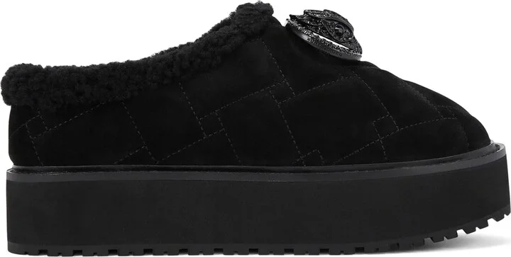 Kurt Geiger London Suede Chelsea Flatform Slippers