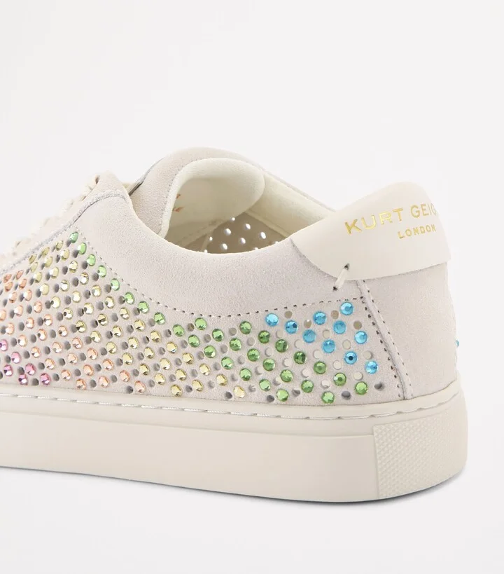 Kurt Geiger London Suede Crystal Laney Sneakers - Image 2