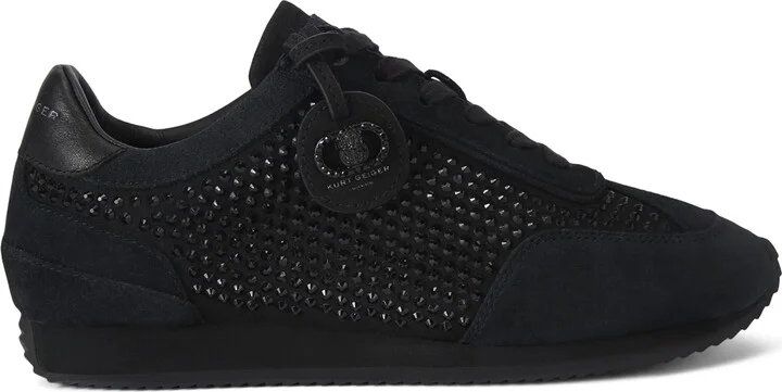 Kurt Geiger London Suede Embellished Chelsea Sneakers
