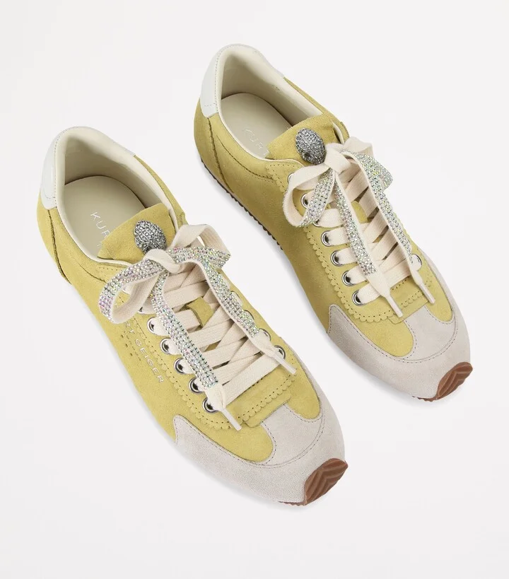 Kurt Geiger London Suede Islington Low-Top Sneakers - Image 4