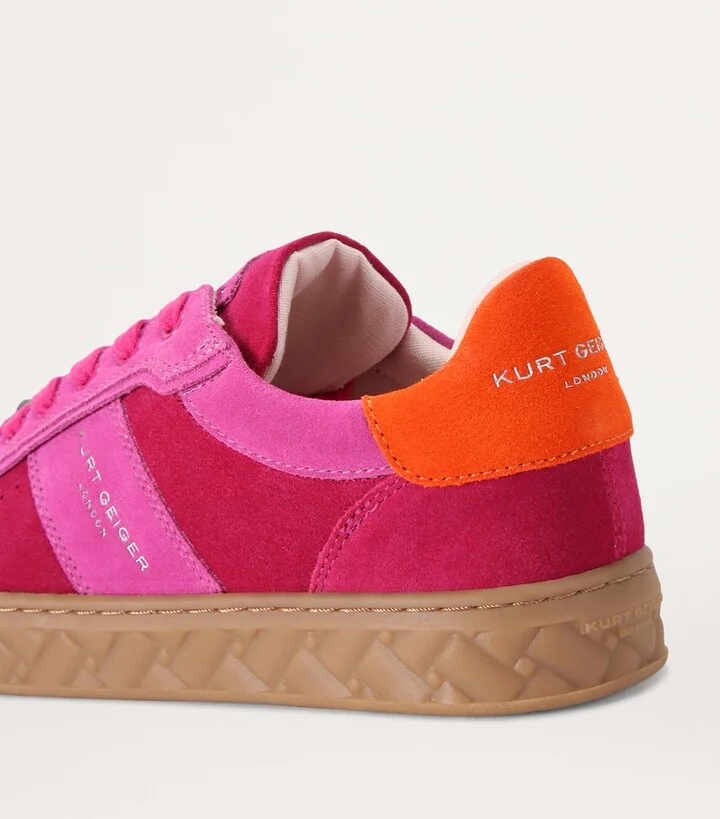 Kurt Geiger London Suede Kensington Slim Cupsole Sneakers - Image 2