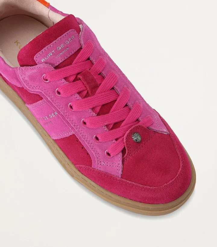 Kurt Geiger London Suede Kensington Slim Cupsole Sneakers - Image 3