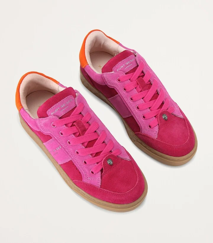Kurt Geiger London Suede Kensington Slim Cupsole Sneakers - Image 4