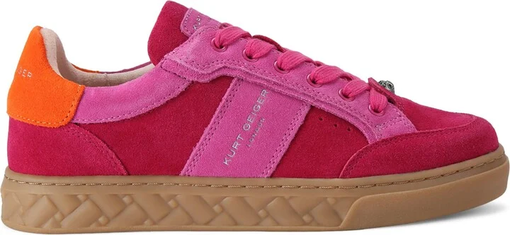 Kurt Geiger London Suede Kensington Slim Cupsole Sneakers