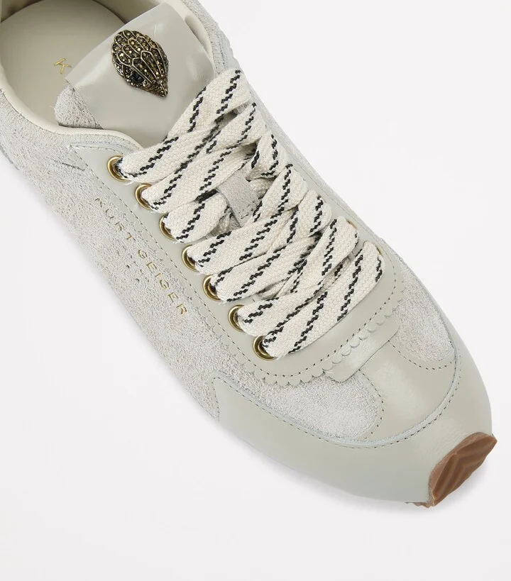 Kurt Geiger London Suede-Leather Islington Sneakers - Image 3