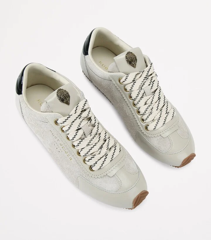 Kurt Geiger London Suede-Leather Islington Sneakers - Image 4