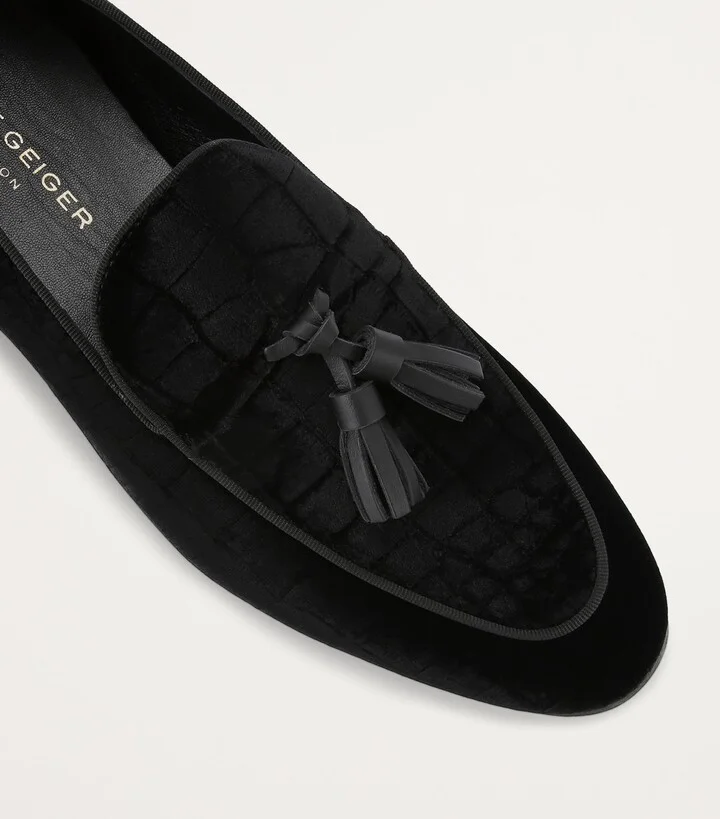 Kurt Geiger London Velvet Henry Loafters - Image 3