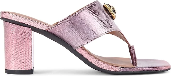 Kurt Geiger London Women's Chelsea T Bar Block Heel Sandals