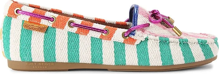 Kurt Geiger London Women's Eagle Moccasin Boat Shoe Loafers