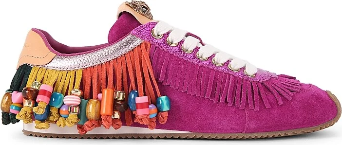 Kurt Geiger London Women's Islington Beaded Tassel Sneakers