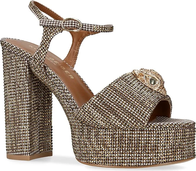Kurt Geiger London Women's Kensington Platform High Block Heel Sandals