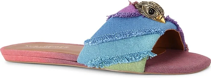 Kurt Geiger London Women's Kensington Slip On Embellished Flat Sandals