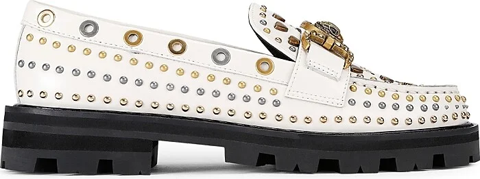 Kurt Geiger London Women's Mansion Studded Loafer Flats