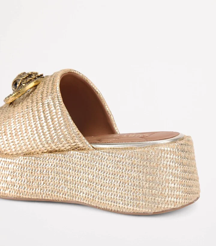 Kurt Geiger London Woven Chelsea Flatform Mules - Image 2