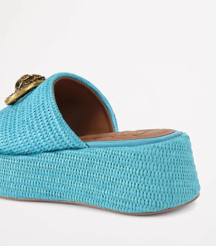 Kurt Geiger London Woven Chelsea Flatform Mules - Image 2