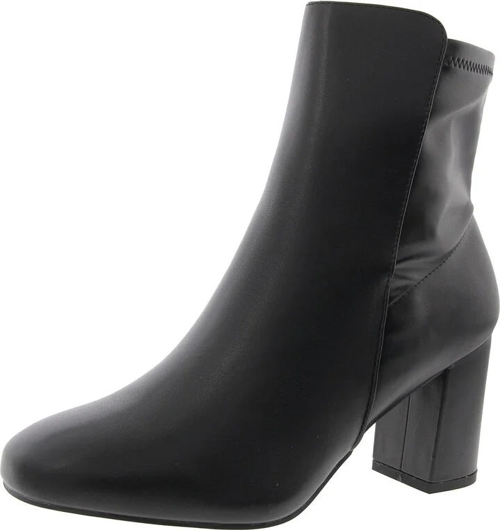 Kymi Womens Faux Leather Booties