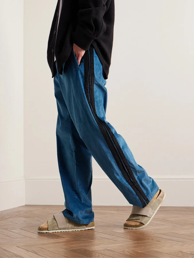 Kyoto Nubuck-Trimmed Suede Sandals - Image 2
